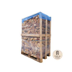 pallet van 2st 33cm speciaal hout voor massakachels – ovendroog – klaar voor gebruik – zachthout/hardhout