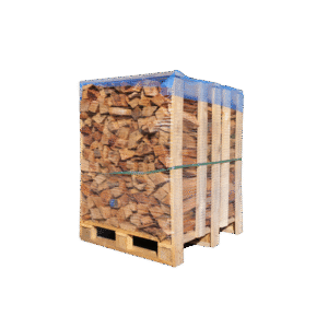 1e pallet ovengedroogd brandhout – klaar voor gebruik – hardhoutmix
